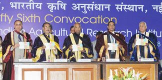 President of India addresses 56th convocation of IARI