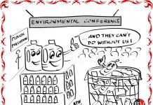 Plastic bottles feel happy at environmental events! (By Dr Anju Dave Vaish)