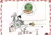 Nervous Common Man & Scary Coronavirus! (By Shanu K)