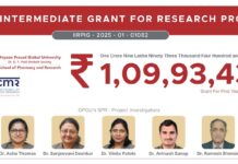 DPGU faculty secures Rs 1.1 crore ICMR grant to develop next-gen biomaterial for diabetic wound healing