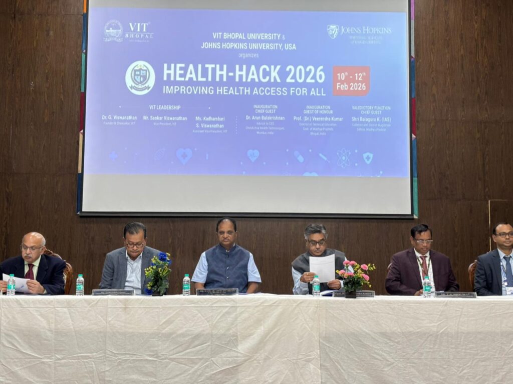 VIT Bhopal University and Johns Hopkins University host Health-Hack ...